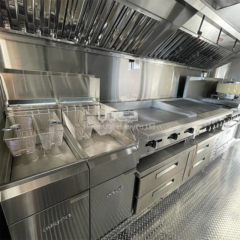 Mobile Fast Food Trailers Fully Equipped