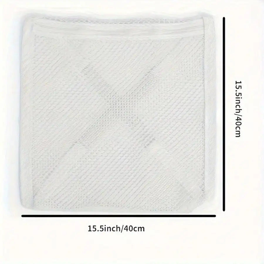2 Piece White Shoe Wash Bag, Reusable,