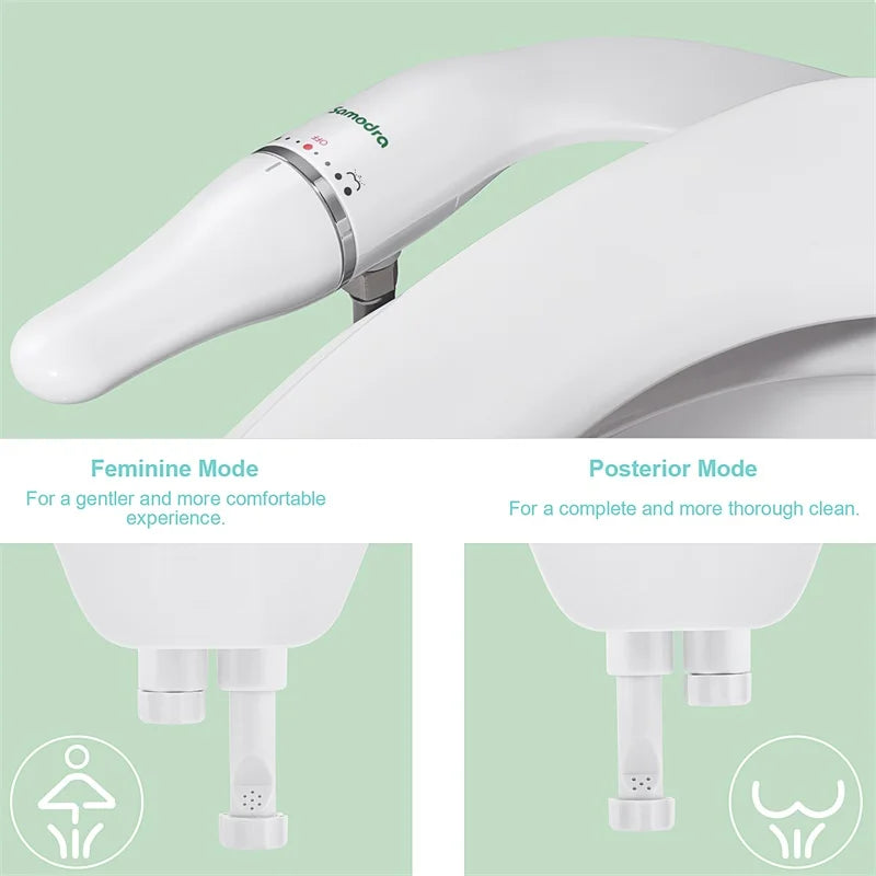 Bidet Adjustable Water Pressure Bathroom Hygienic Shower