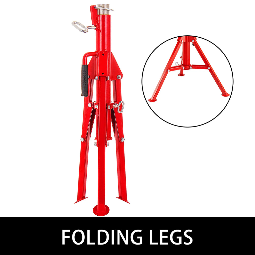 Pipe Holding Stand with Roller Head V-Head