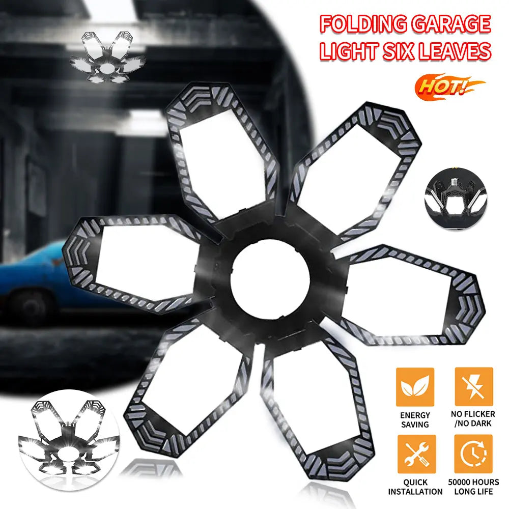 6Panels LED Garage Lights