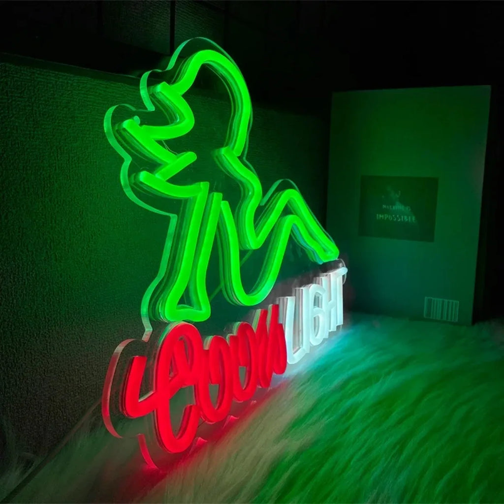 Neon Sign, Beer Sign, Green Women's .