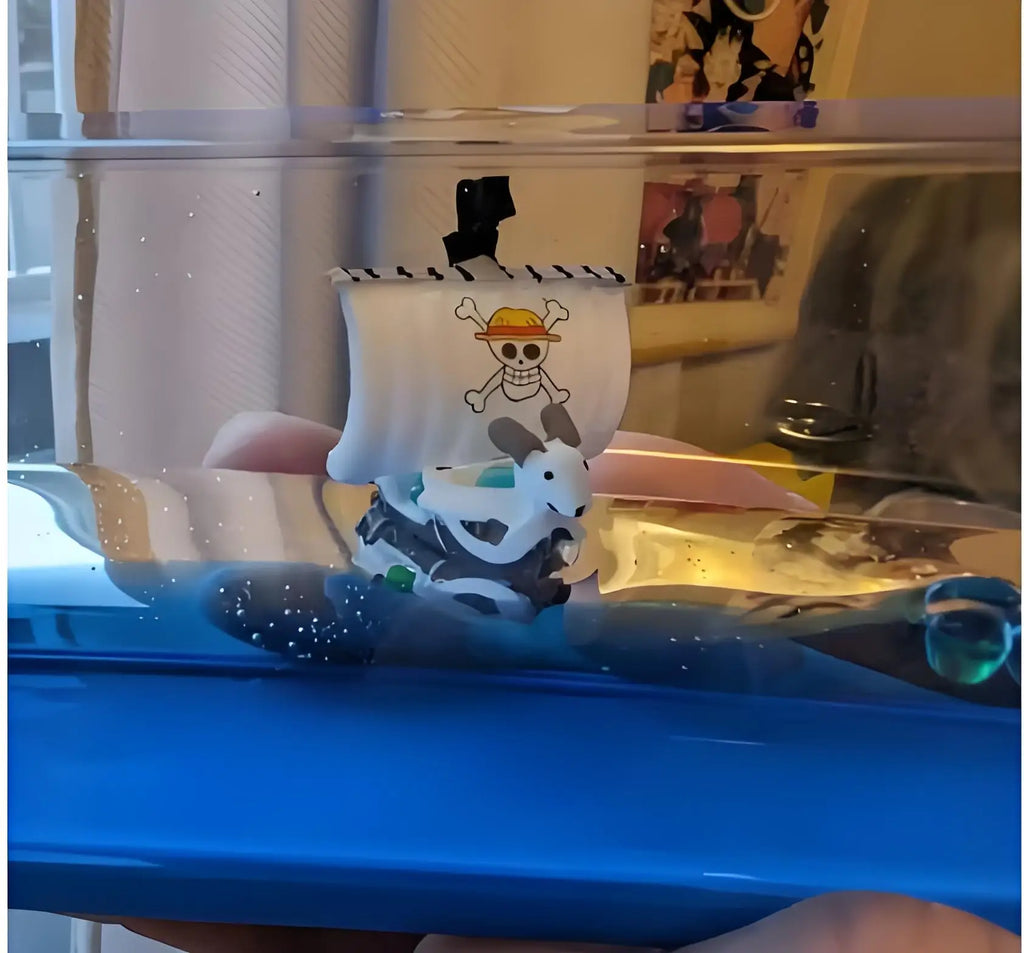 Cruise Fluid Drifting Bottle Desktop Decoration