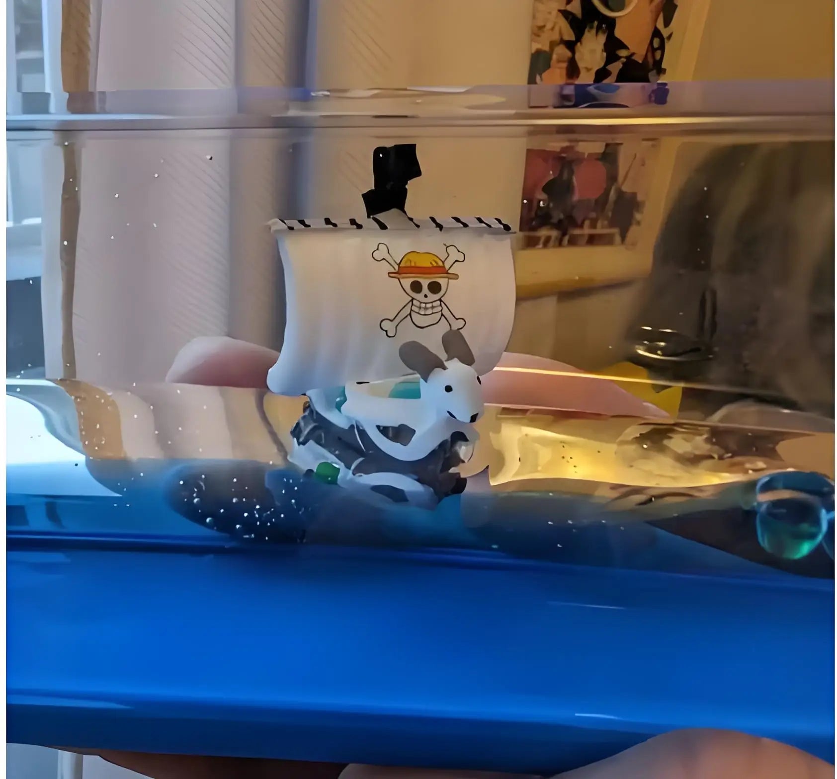 Cruise Fluid Drifting Bottle Desktop Decoration