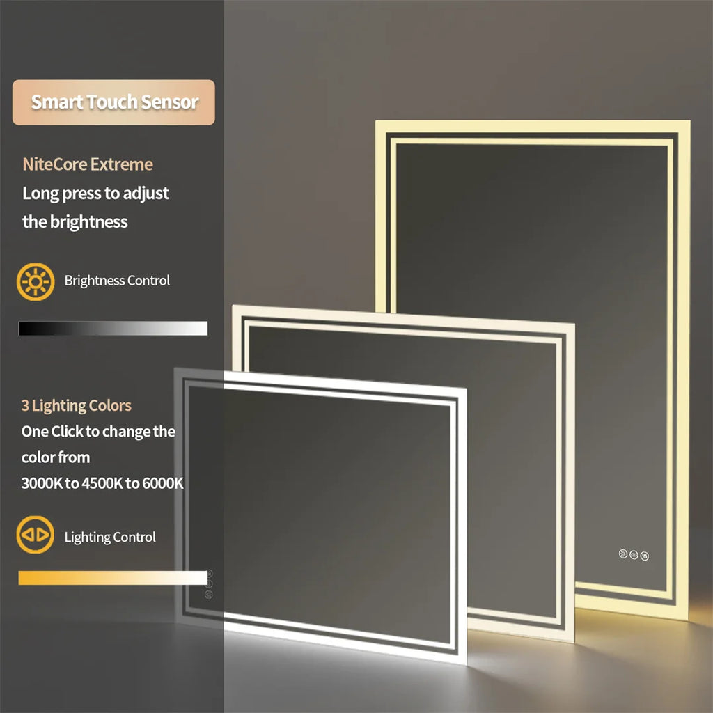 I Illuminate LED Backlight Bathroom Mirror