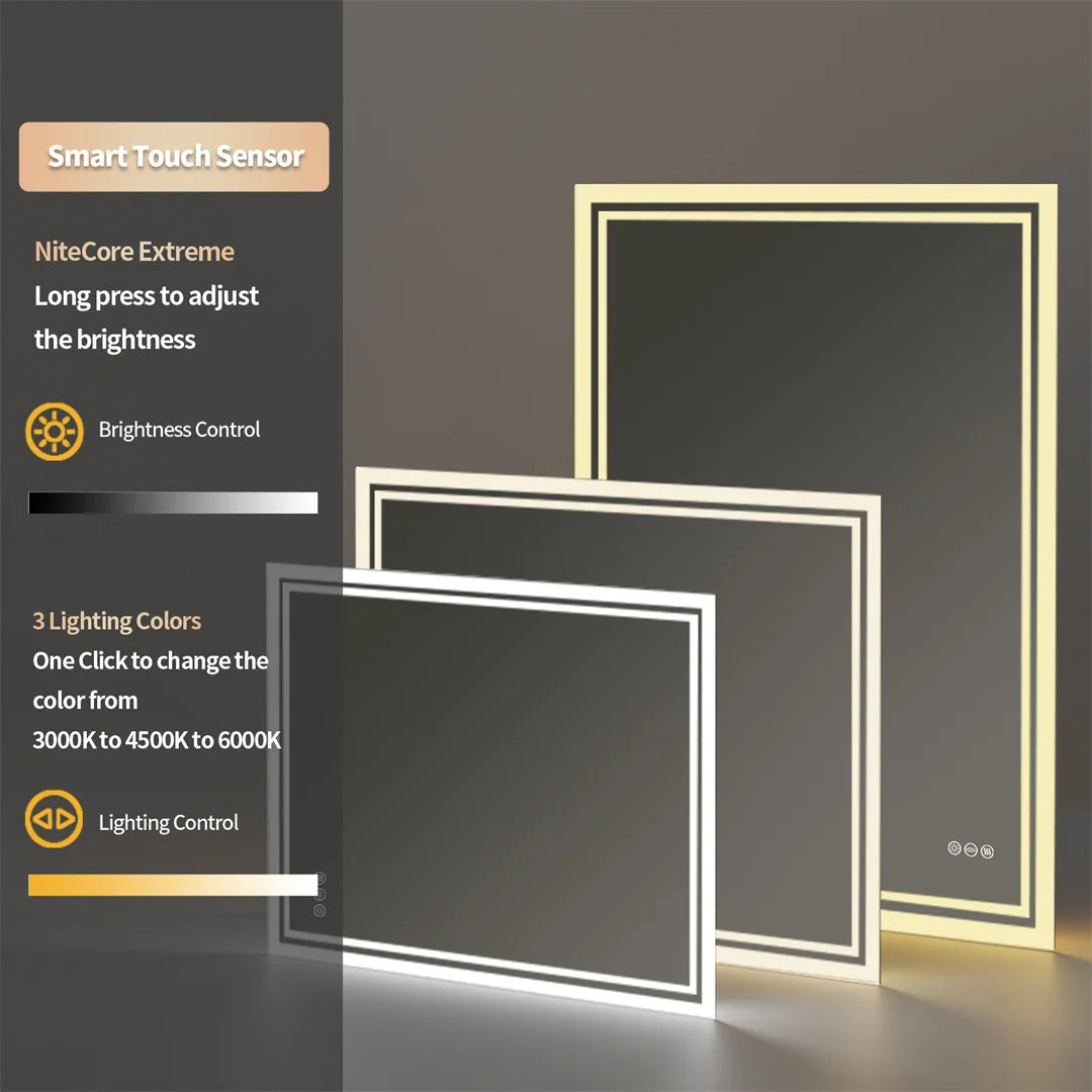 I Illuminate LED Backlight Bathroom Mirror