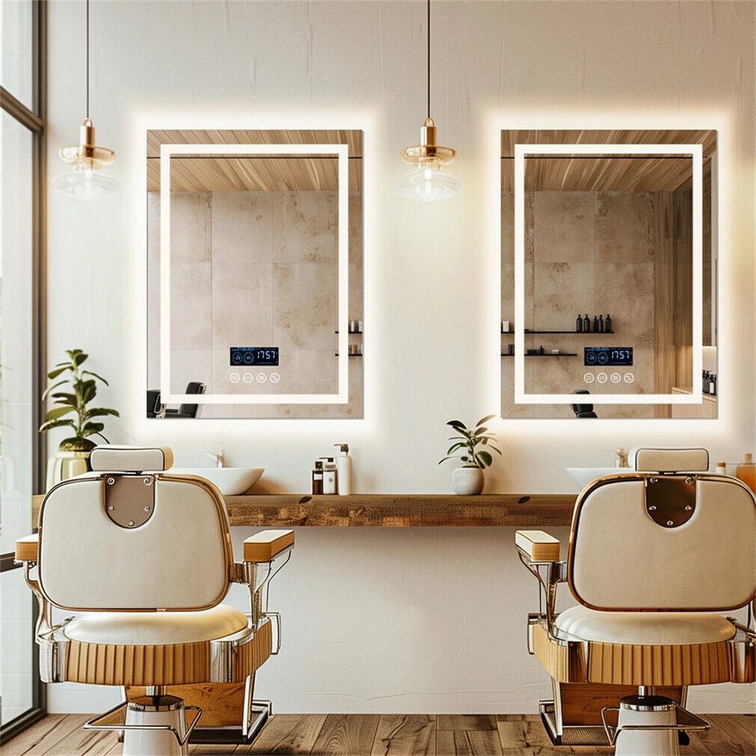 Smart LED Bathroom Mirror  w Bluetooth ,Anti-Fog