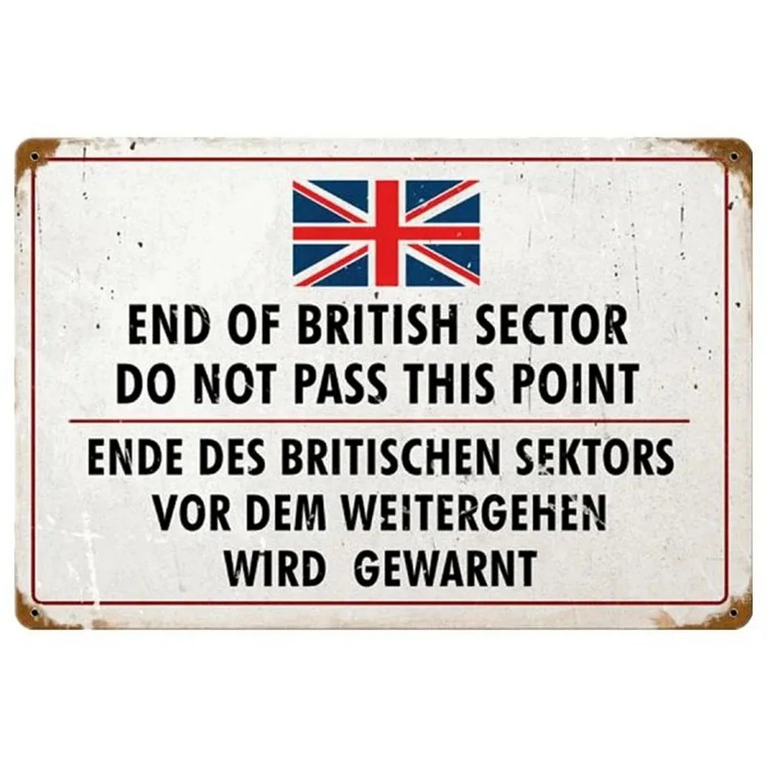 Warning Metal Tin Signs Wall Decoration