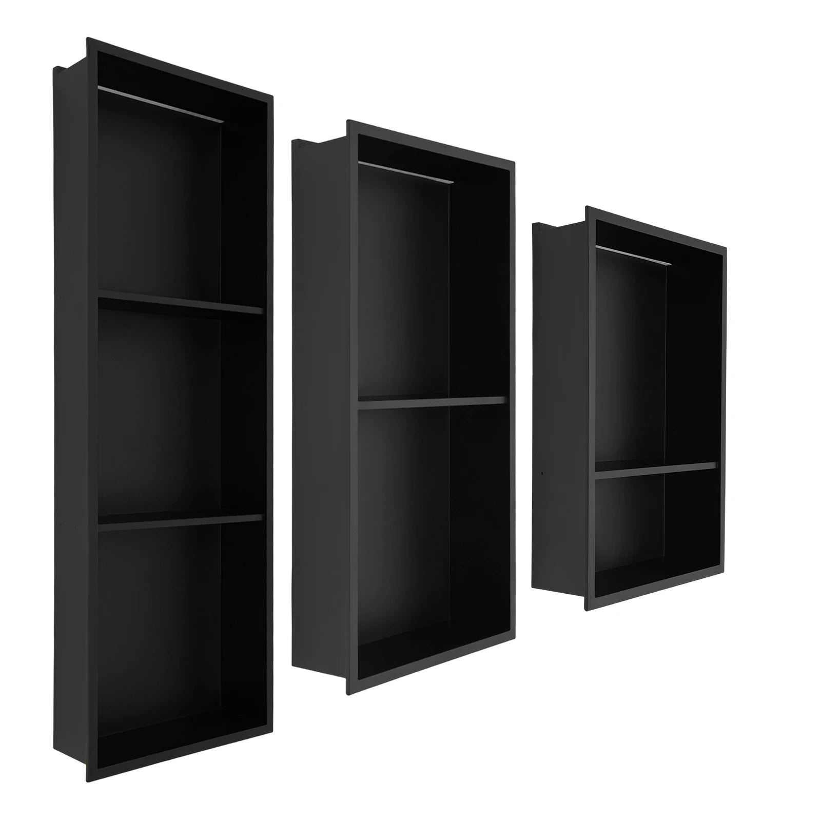 Stainless Steel Recessed Wall Niche with RGB Light