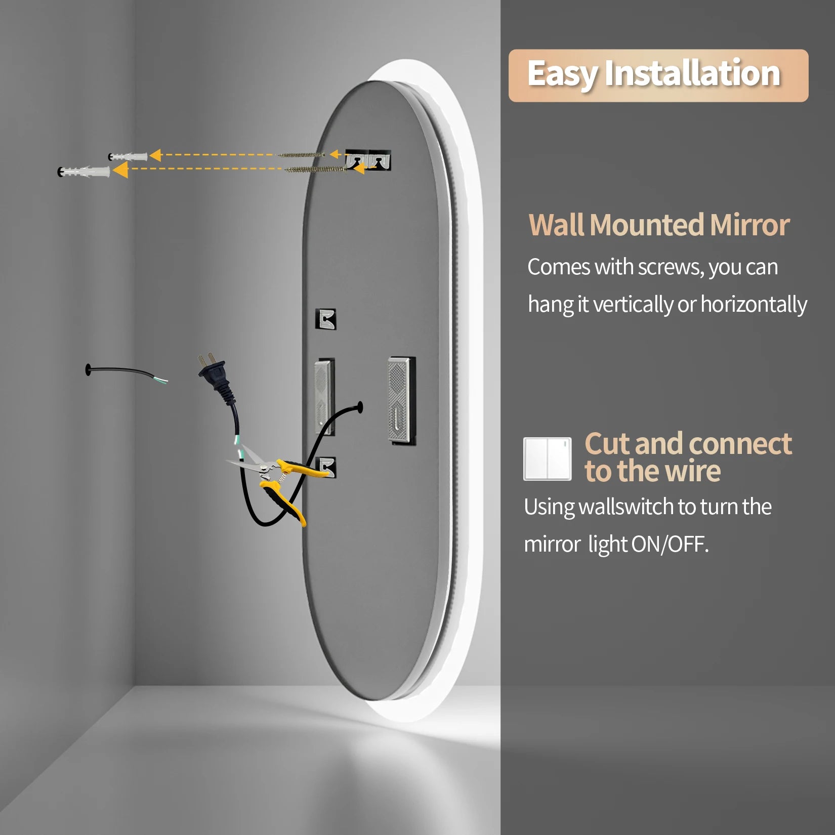 Lighted Bluetooth Bathroom Mirror Led Backlit