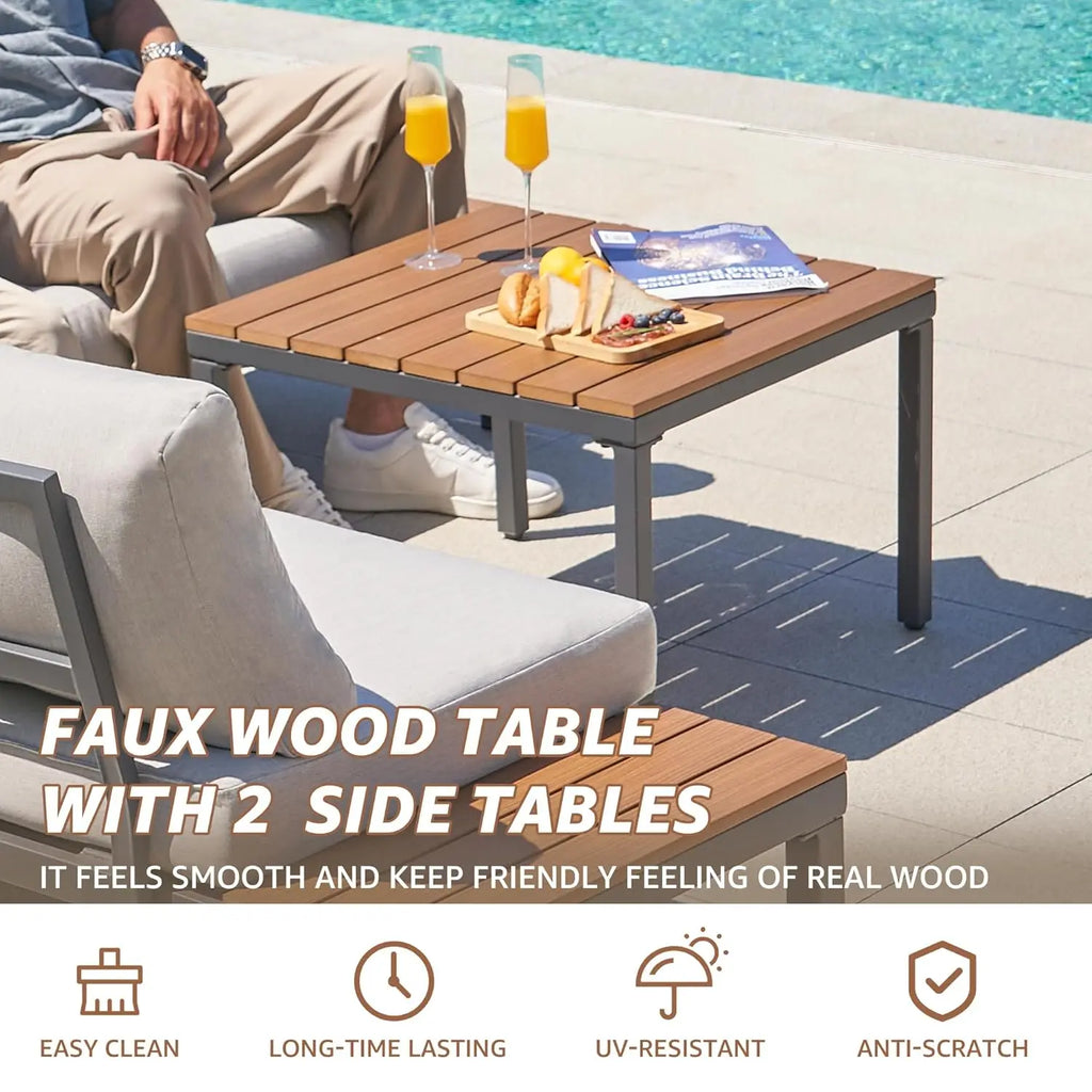 Patio Furniture Sets, L Shape Patio Sectional
