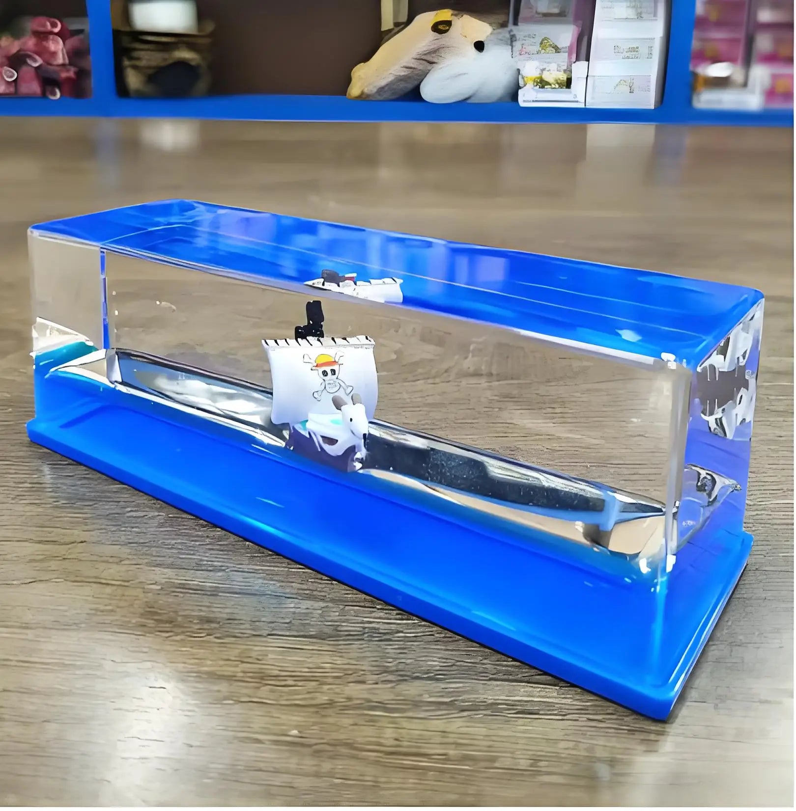 Cruise Fluid Drifting Bottle Desktop Decoration