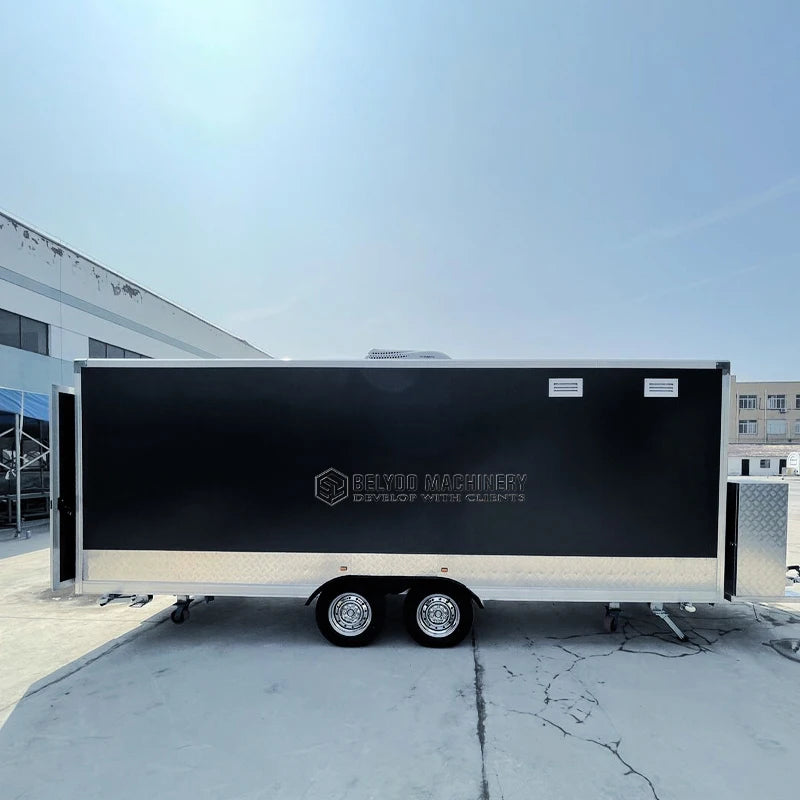 Fast Food Truck Mobile BBQ Trailer Ice Cream