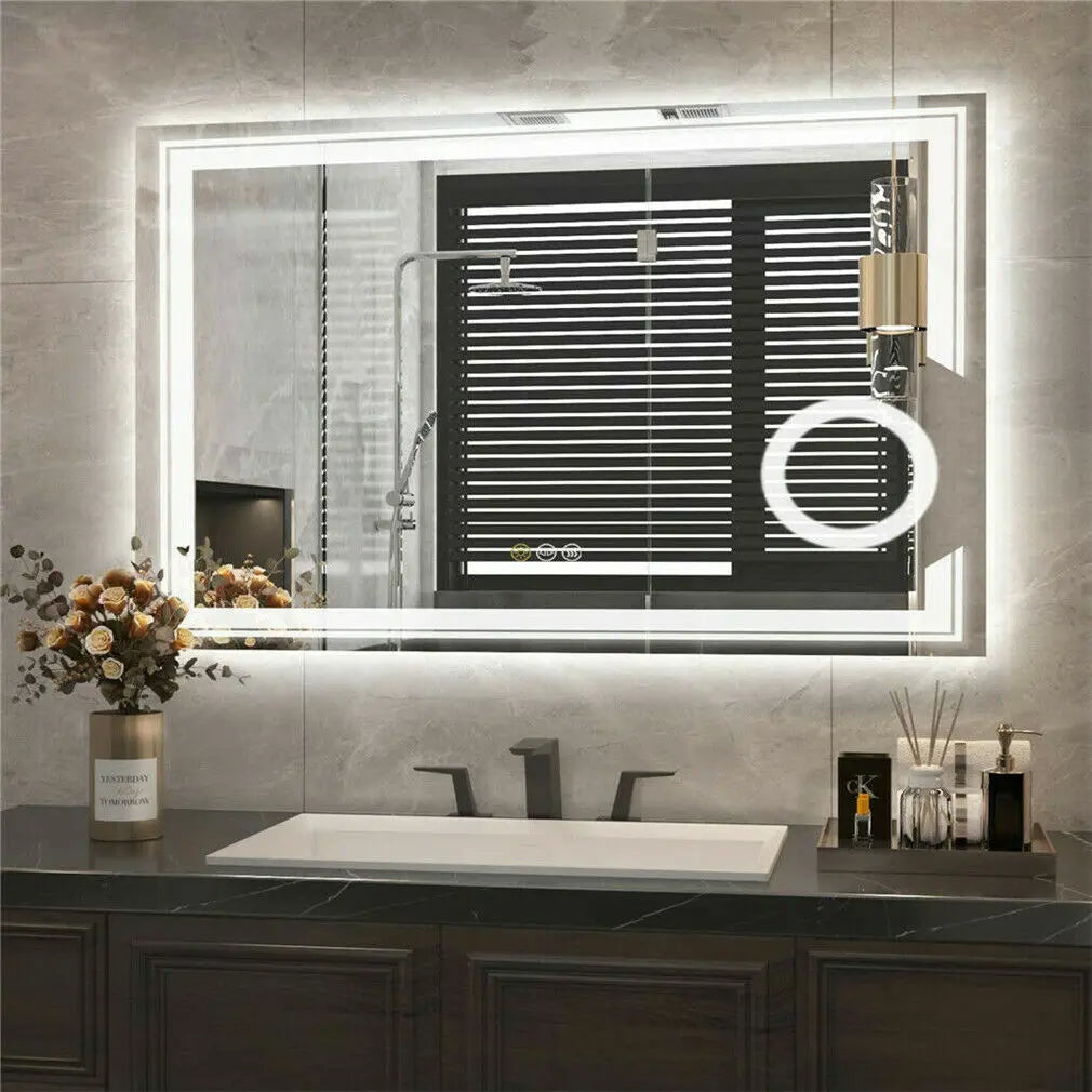 LED Mirror Bathroom Wall Mounted Magnifying Mirror