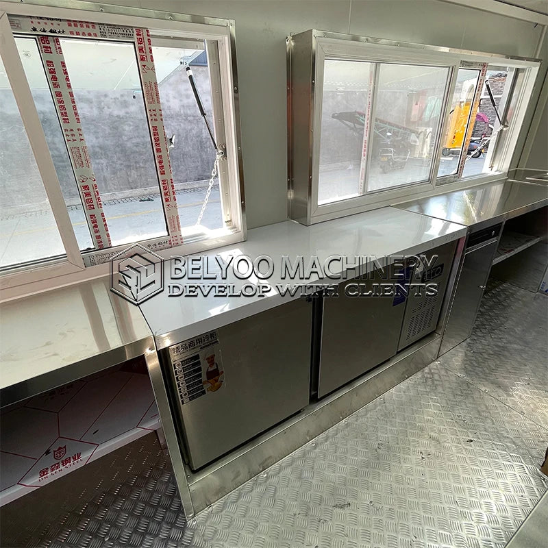 Food Truck Trailer Fully Equipped BBQ Food Trailer