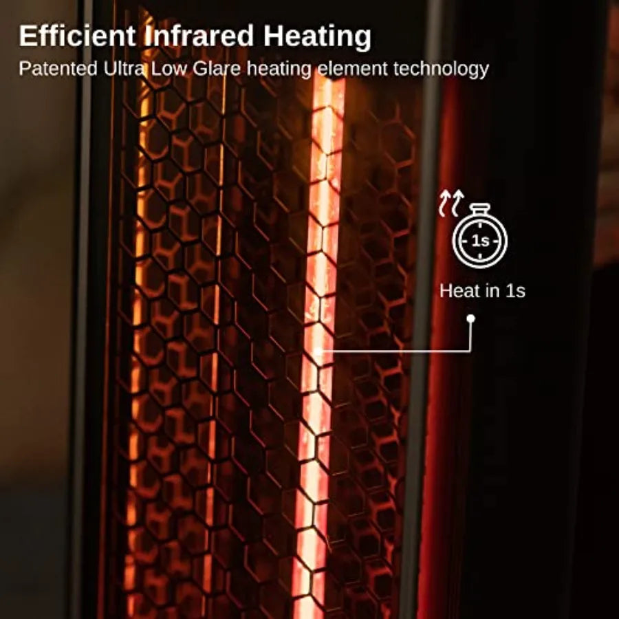 1200W Under Table Patio Heater with Double-Sided