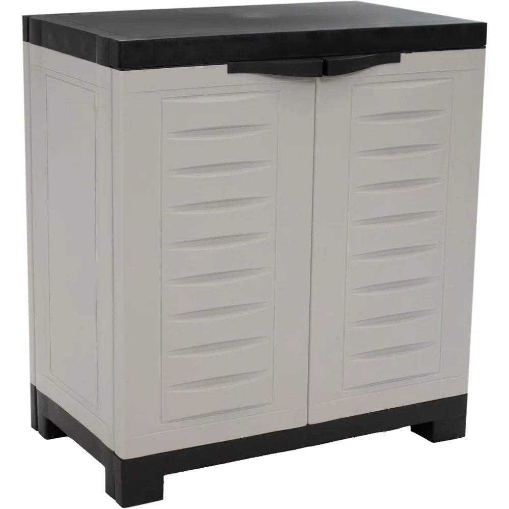 Plastic Garage Storage Cabinet with Adjustable Shelf