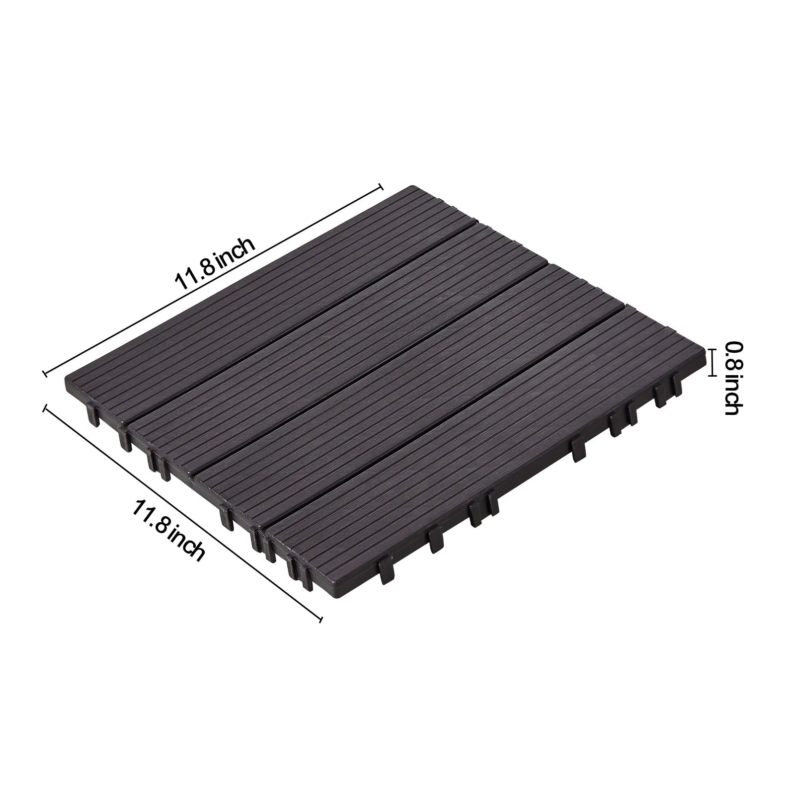 Interlocking Deck Tiles  Waterproof Outdoor Flooring