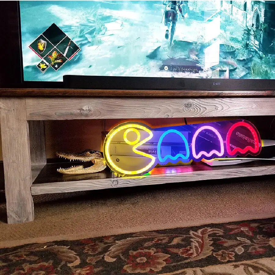 Gaming Neon Sign for Game Room Decor,
