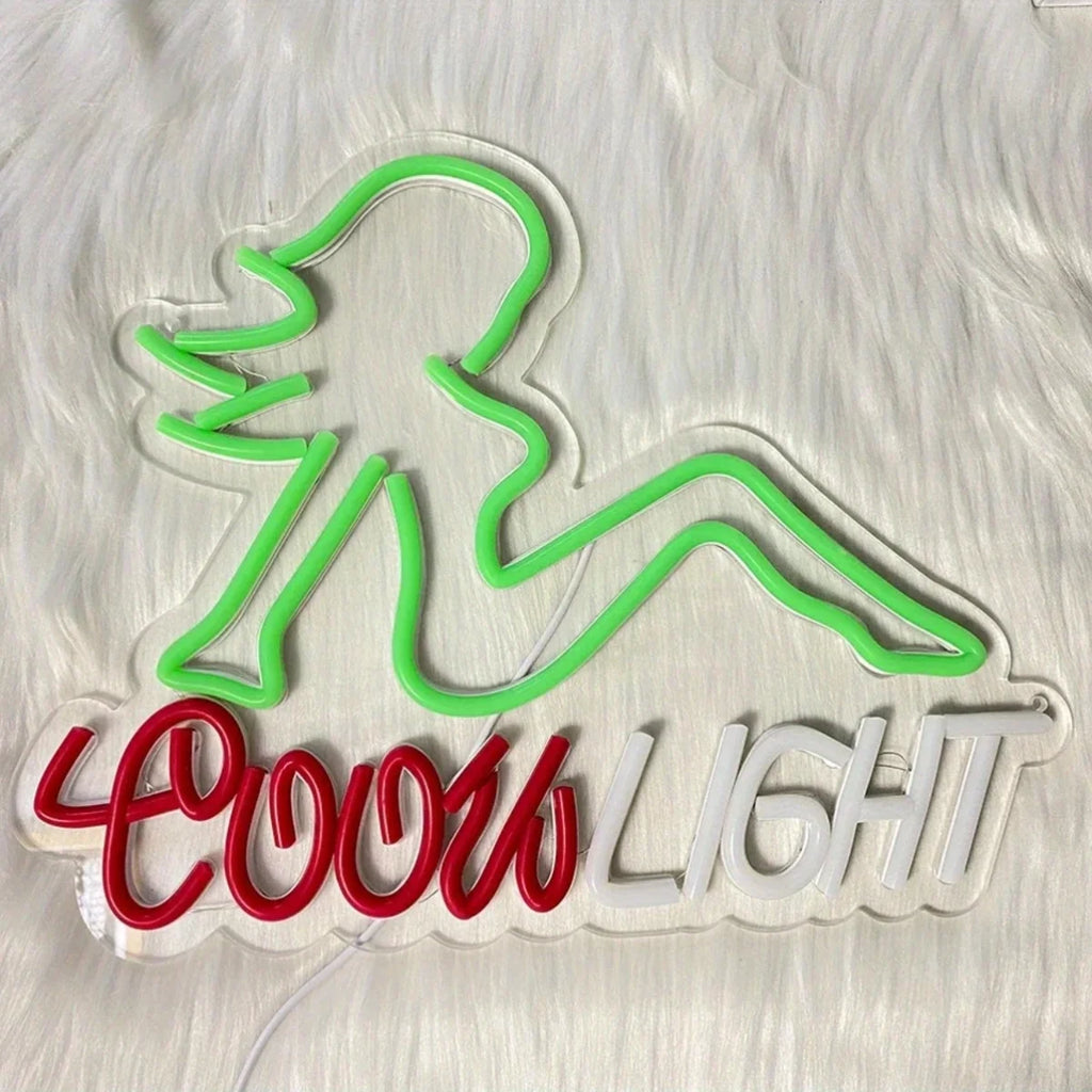 Neon Sign, Beer Sign, Green Women's .