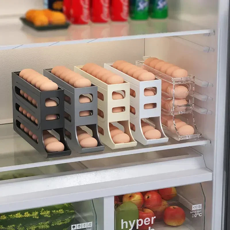4 Tiers Egg Holder for Fridge，