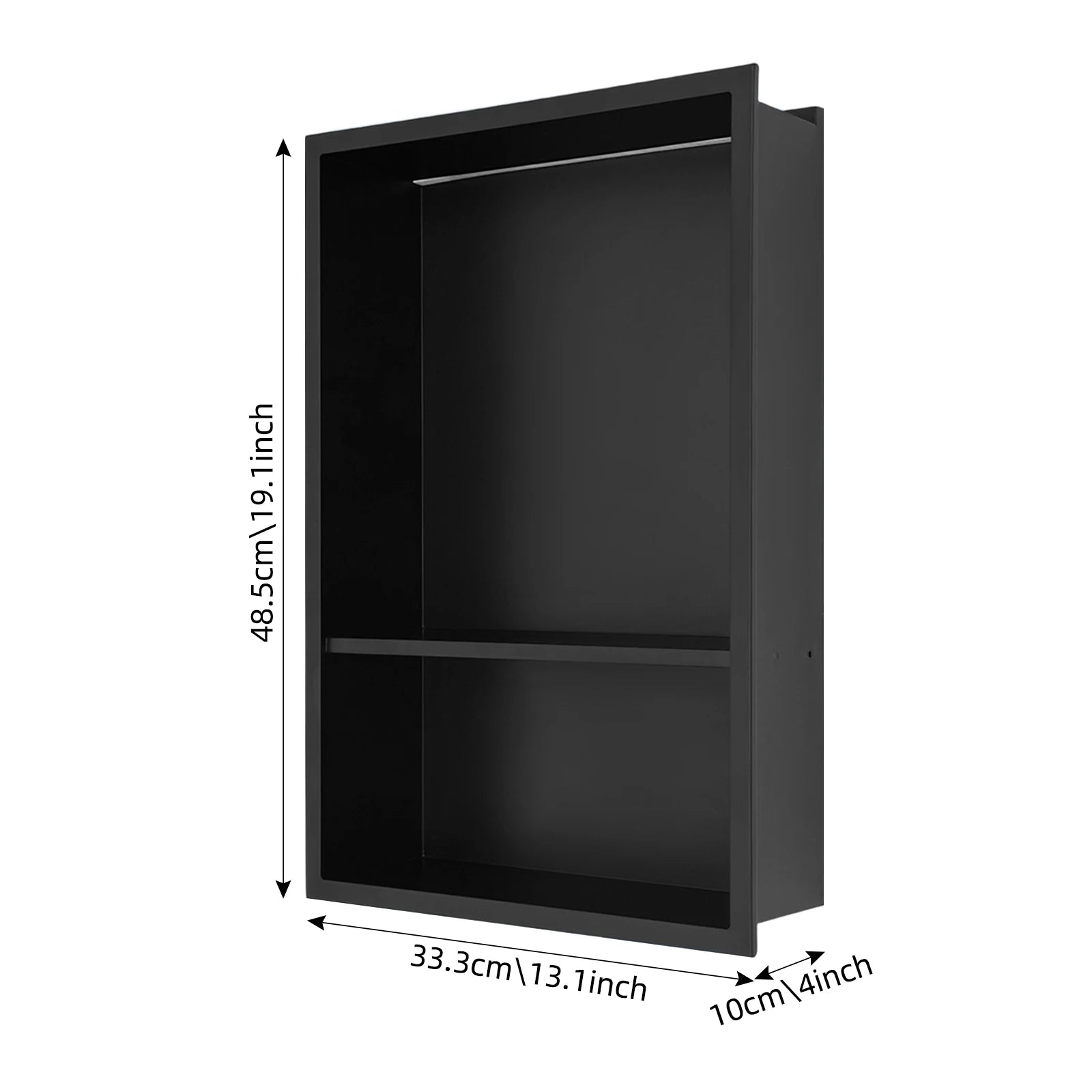 Stainless Steel Recessed Wall Niche with RGB Light