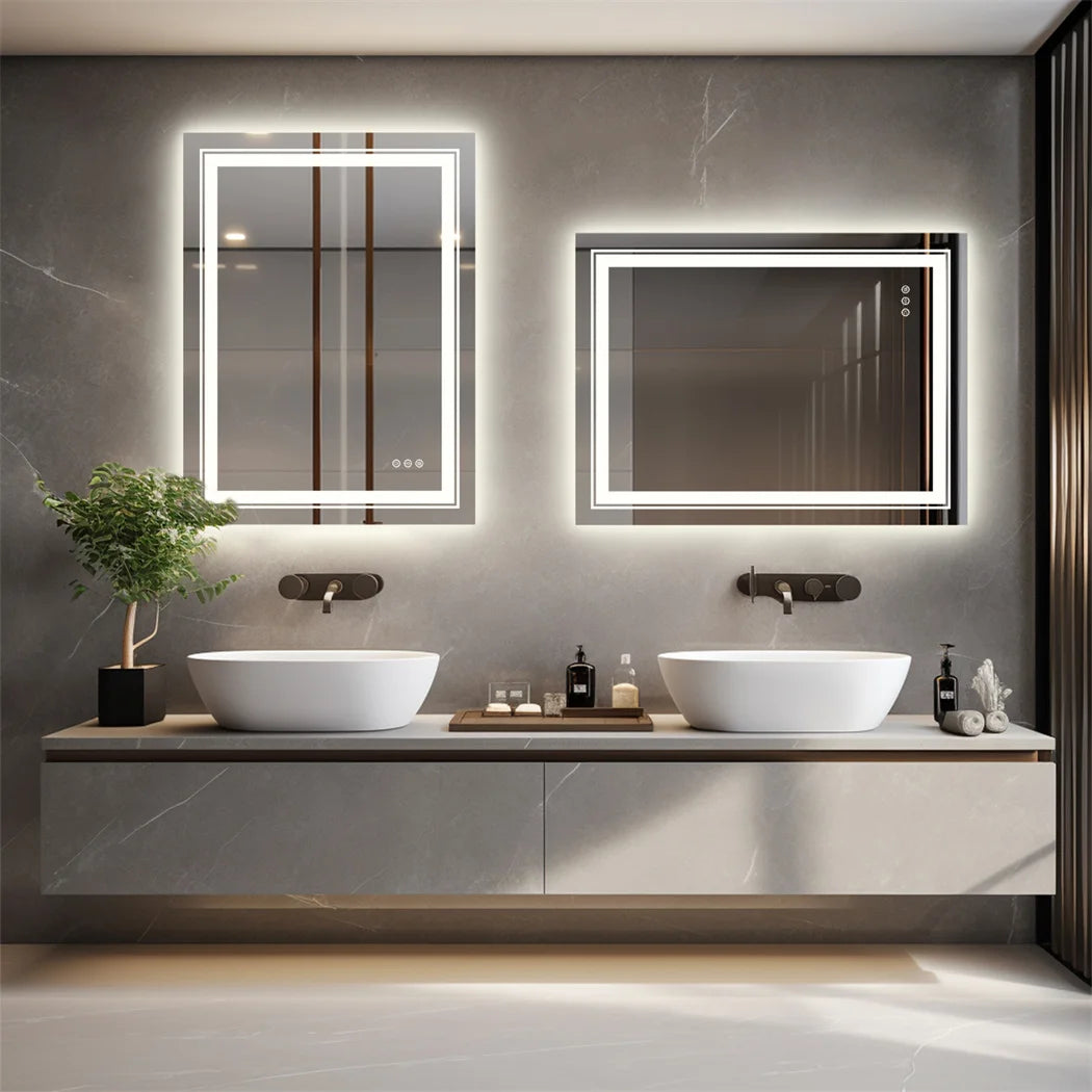 Luxury Crystal Clear LED Bathroom Mirror
