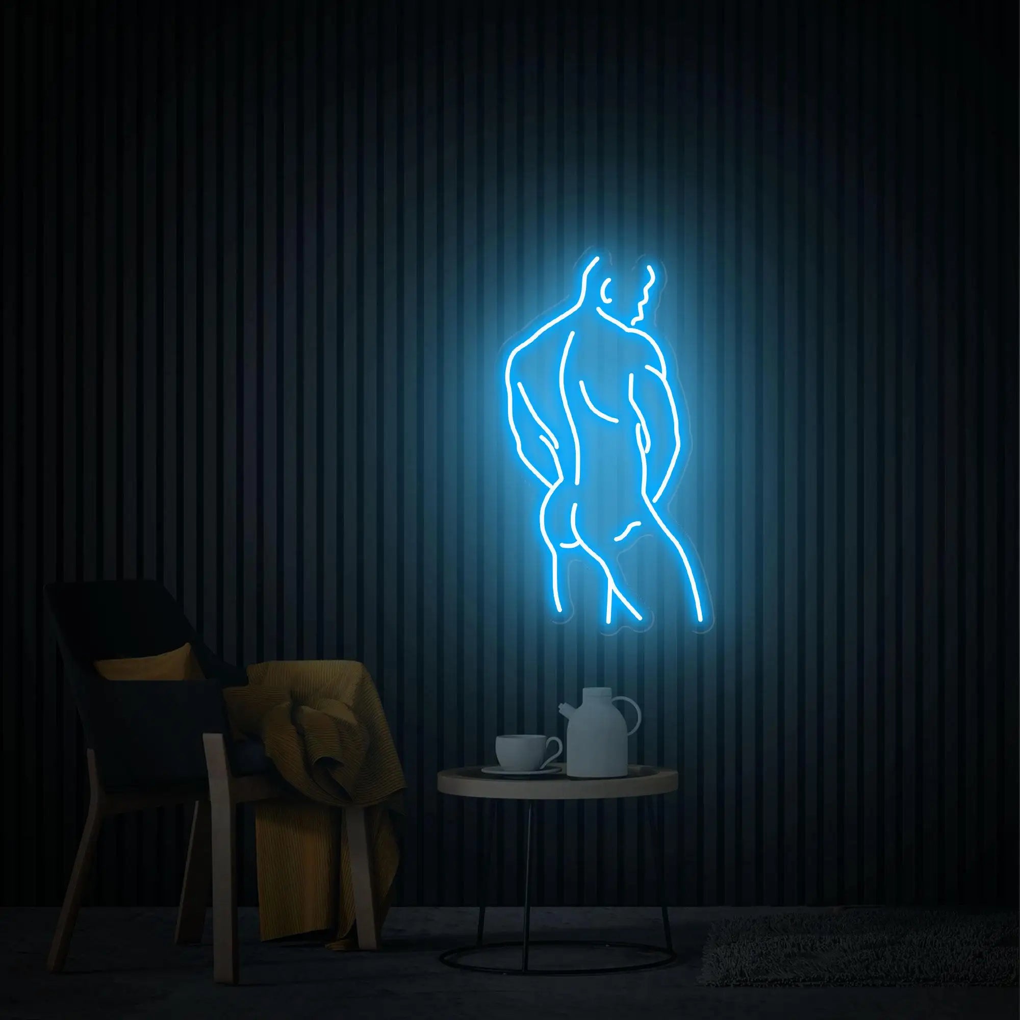 Man Neon Sign Man Art Wall Decor