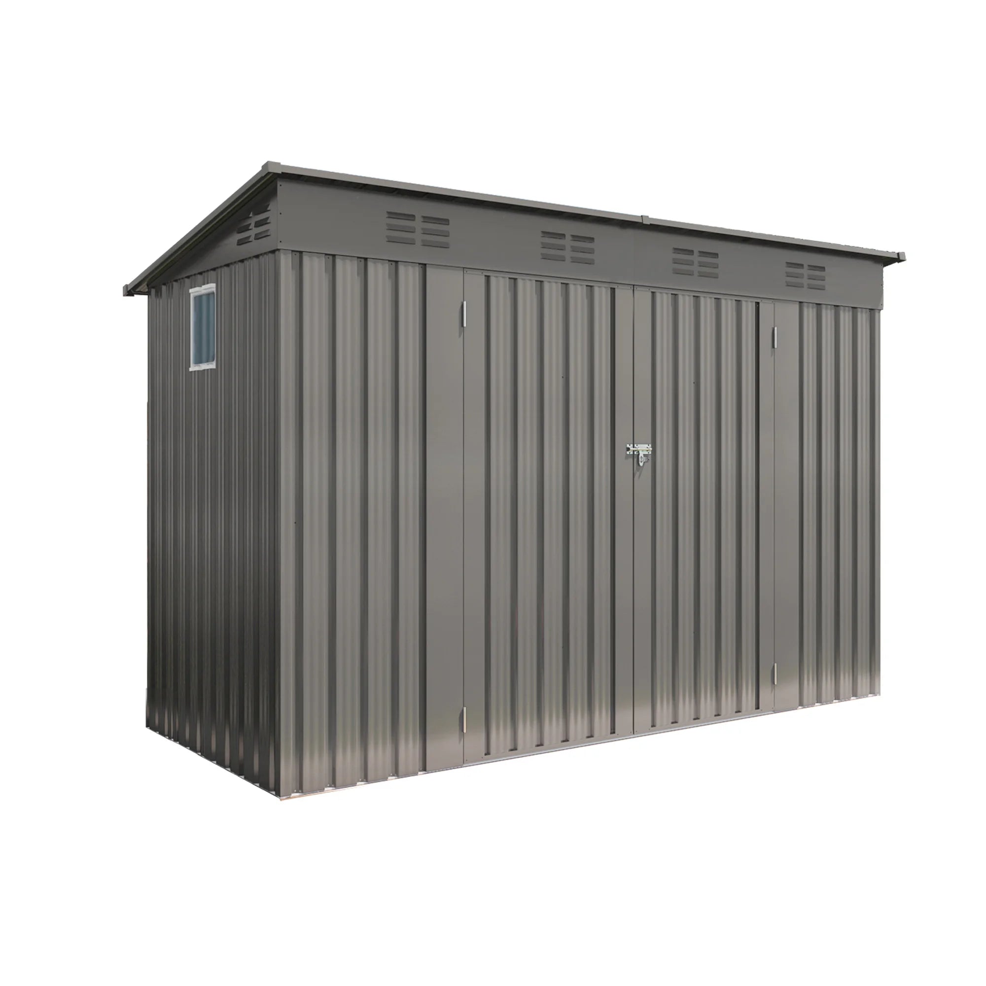 4 x 9 FT Outdoormetal garden Storage Shed