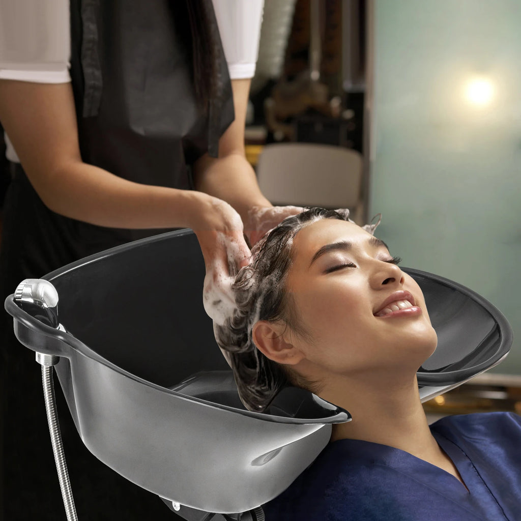 Mobile Hair Wash Basin Height Adjustable