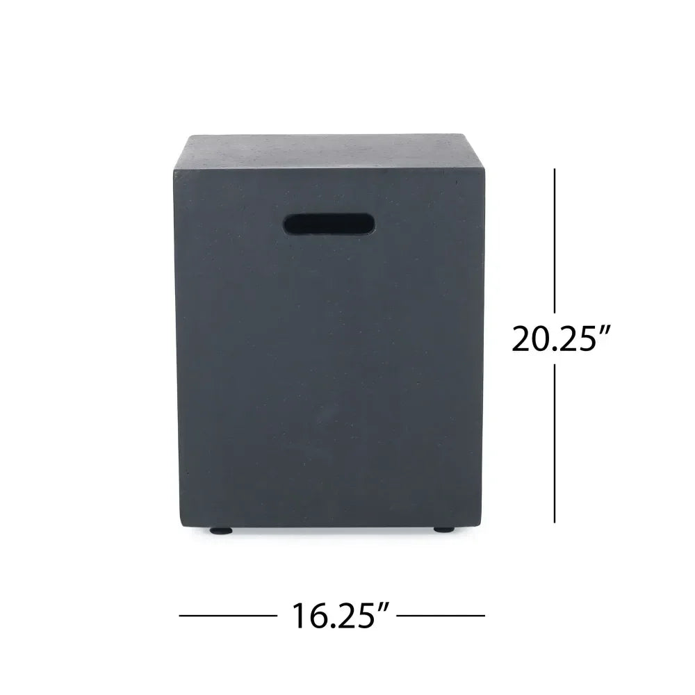50000 BTU Round Outdoor Concrete Propane Fire Pit