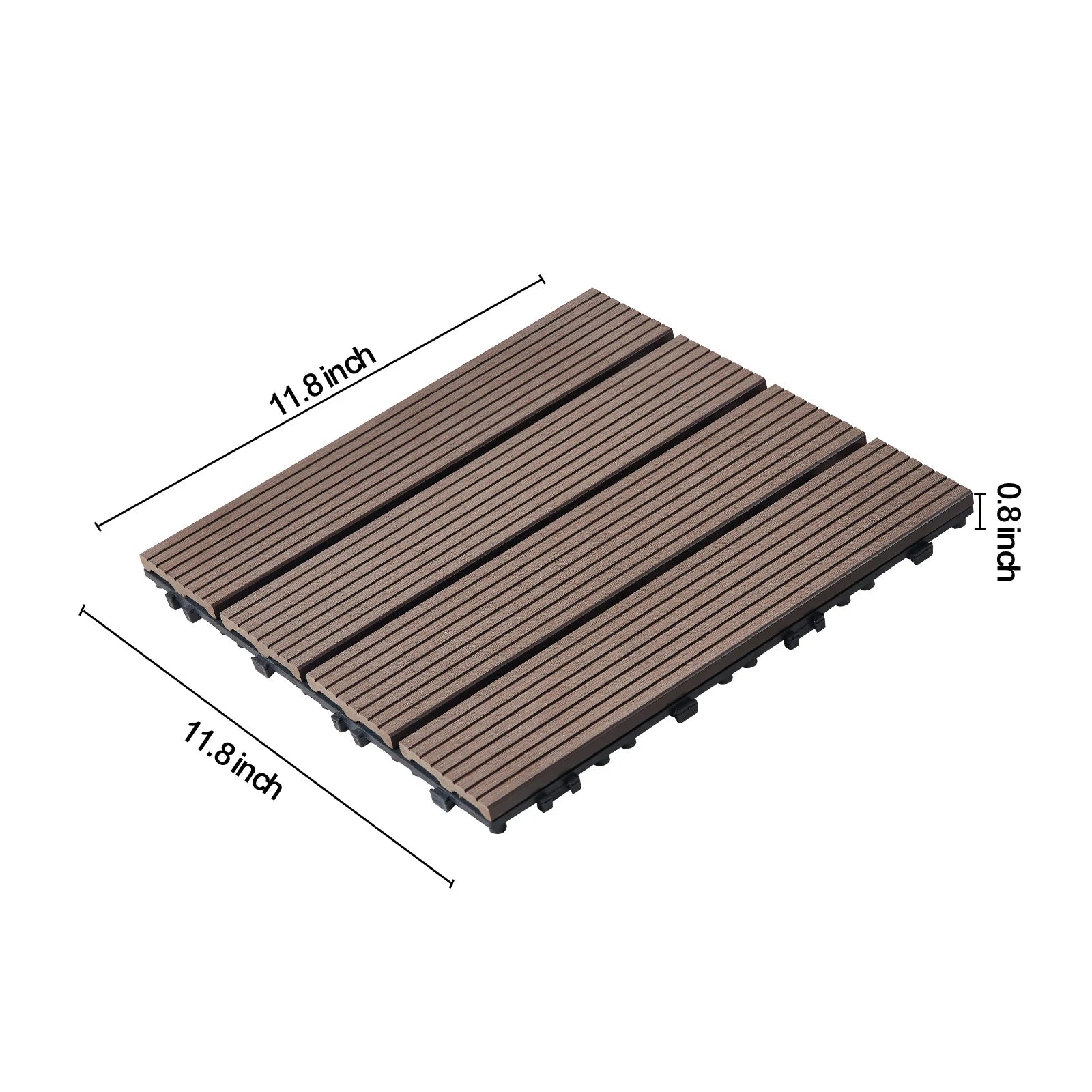 Interlocking Deck Tiles  Waterproof Outdoor Flooring