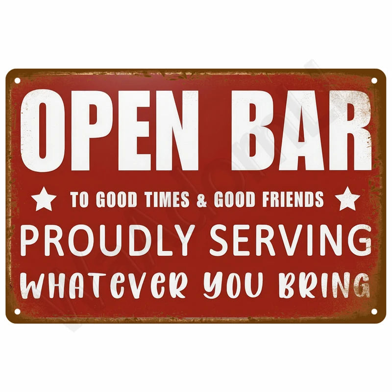 Vintage Metal Plate Tin Sign Plates