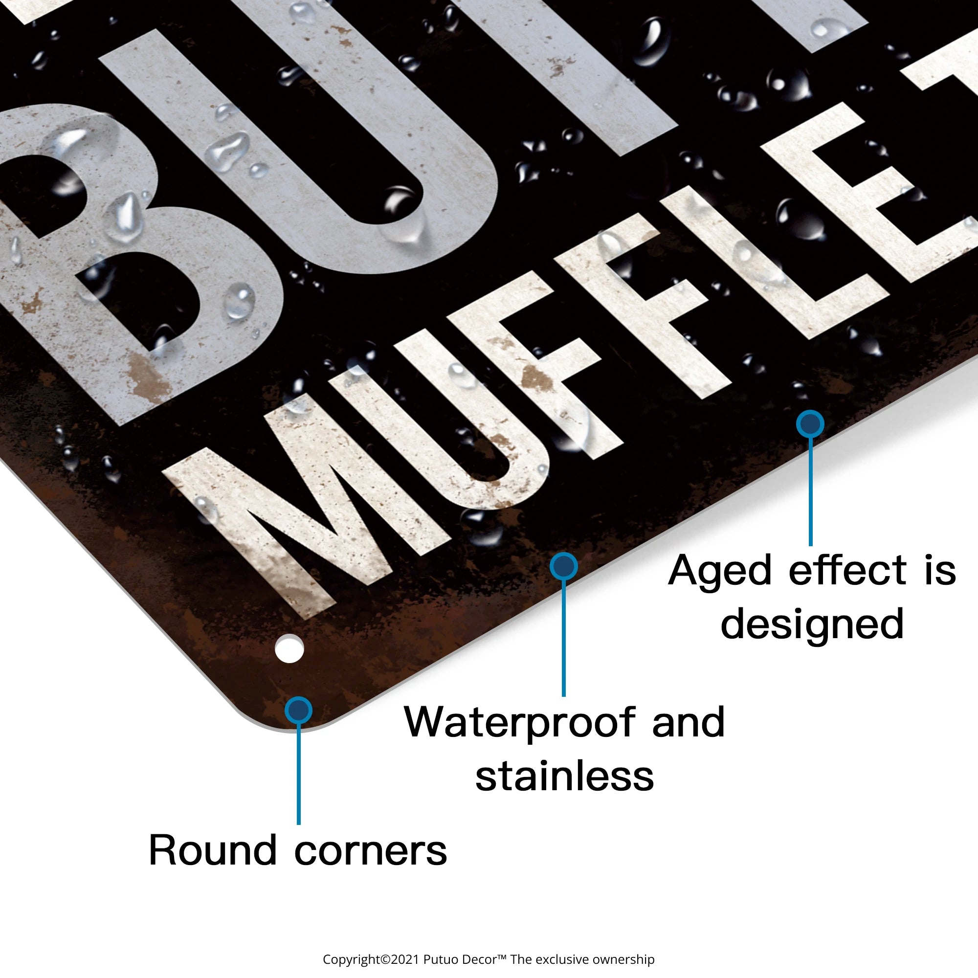 1pc Funny Sarcastic Metal Sign Tin Plaque