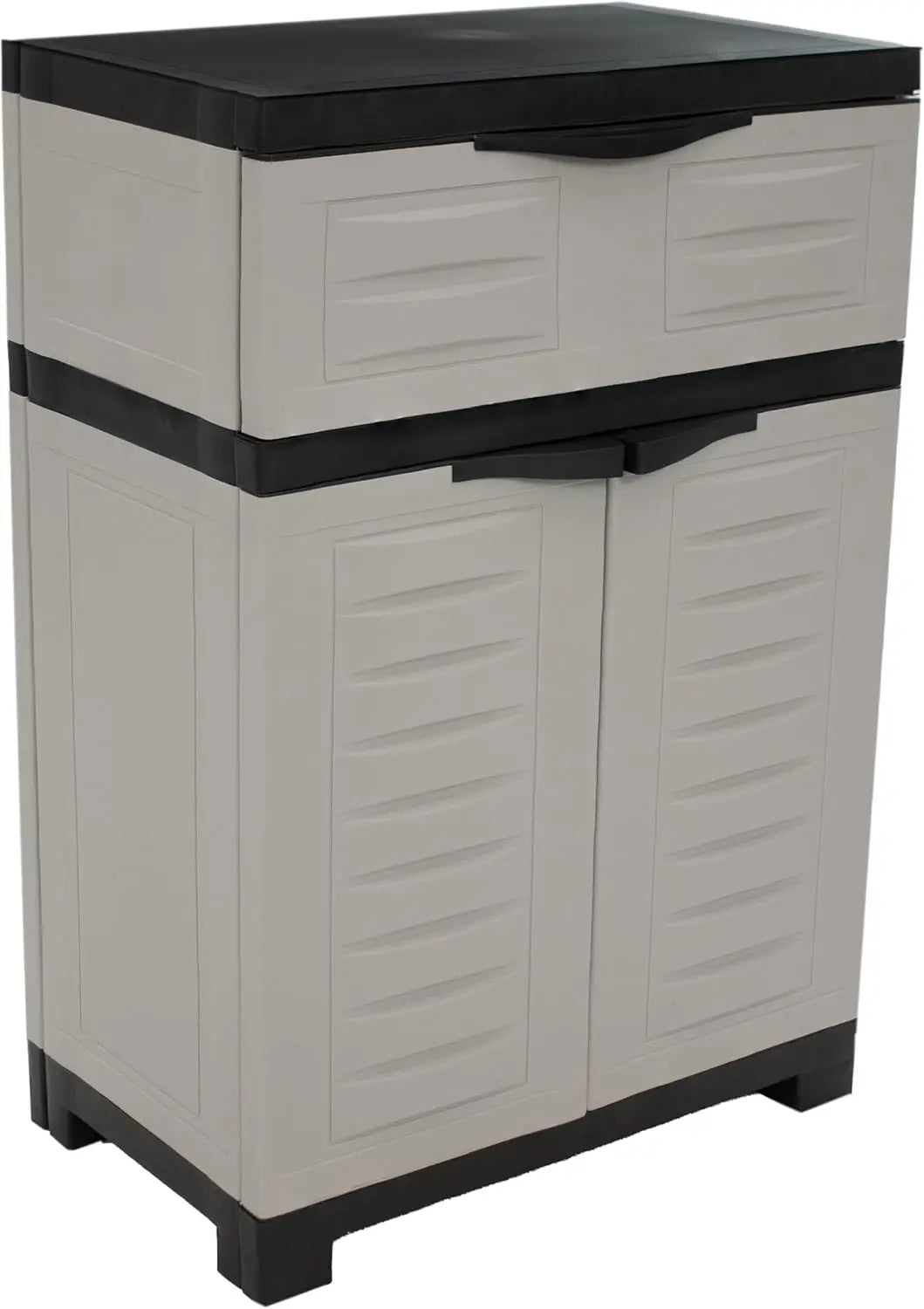 Plastic Garage Storage Cabinet with Adjustable Shelf