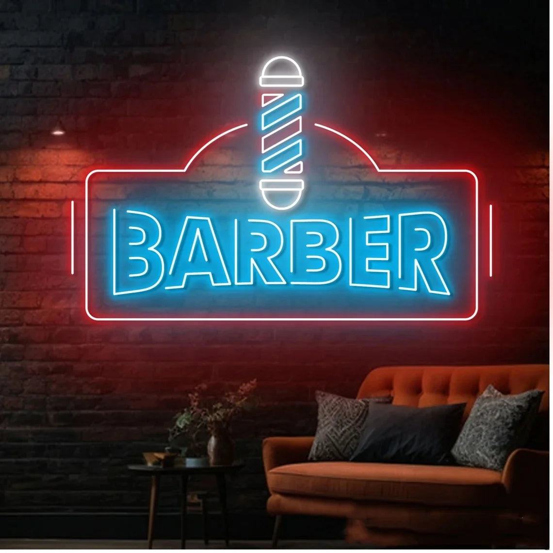 Barber Neon Sign Barber Shop Sign
