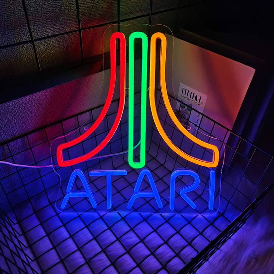 ATARI Neon Sign For Wall Decor