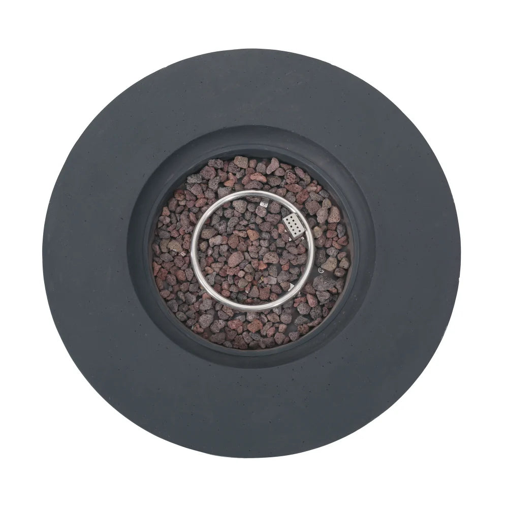 50000 BTU Round Outdoor Concrete Propane Fire Pit