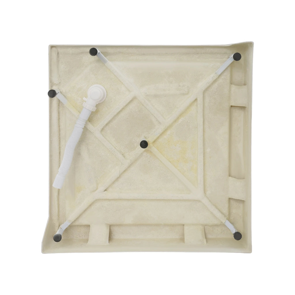 85*85*14cm Shower Base with Drain Hose 260kg/570lbs
