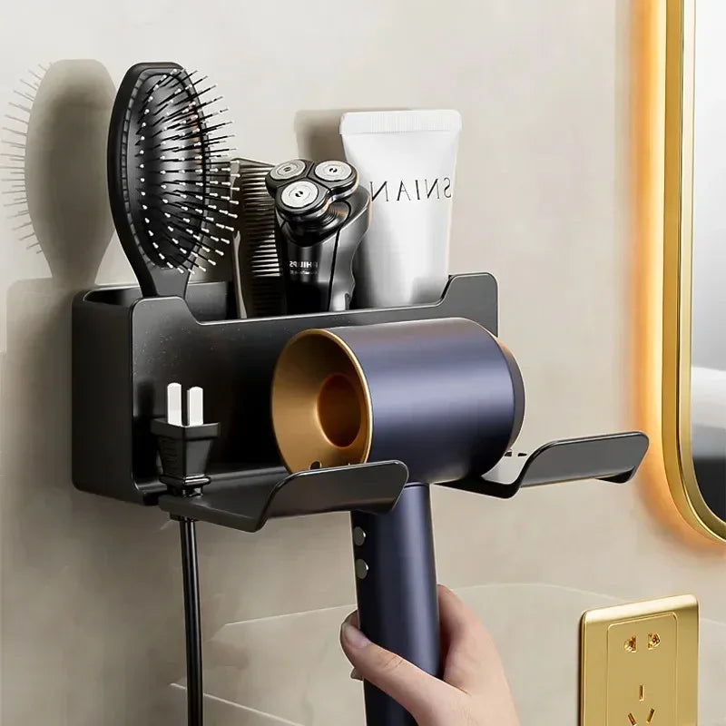 Hair Dryer Holder Wall Dryer Cradle Straightener Stand