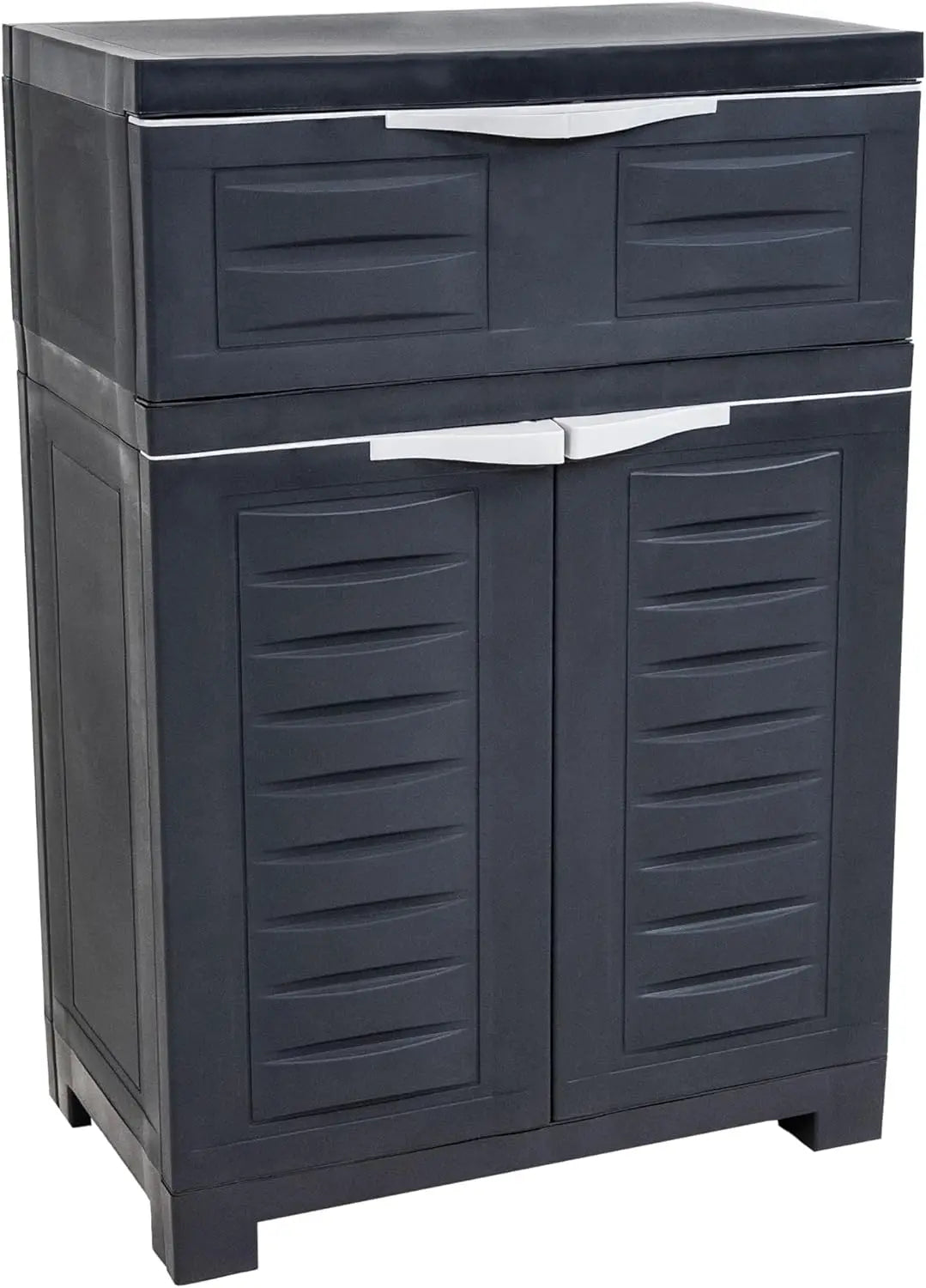 Plastic Garage Storage Cabinet with Adjustable Shelf