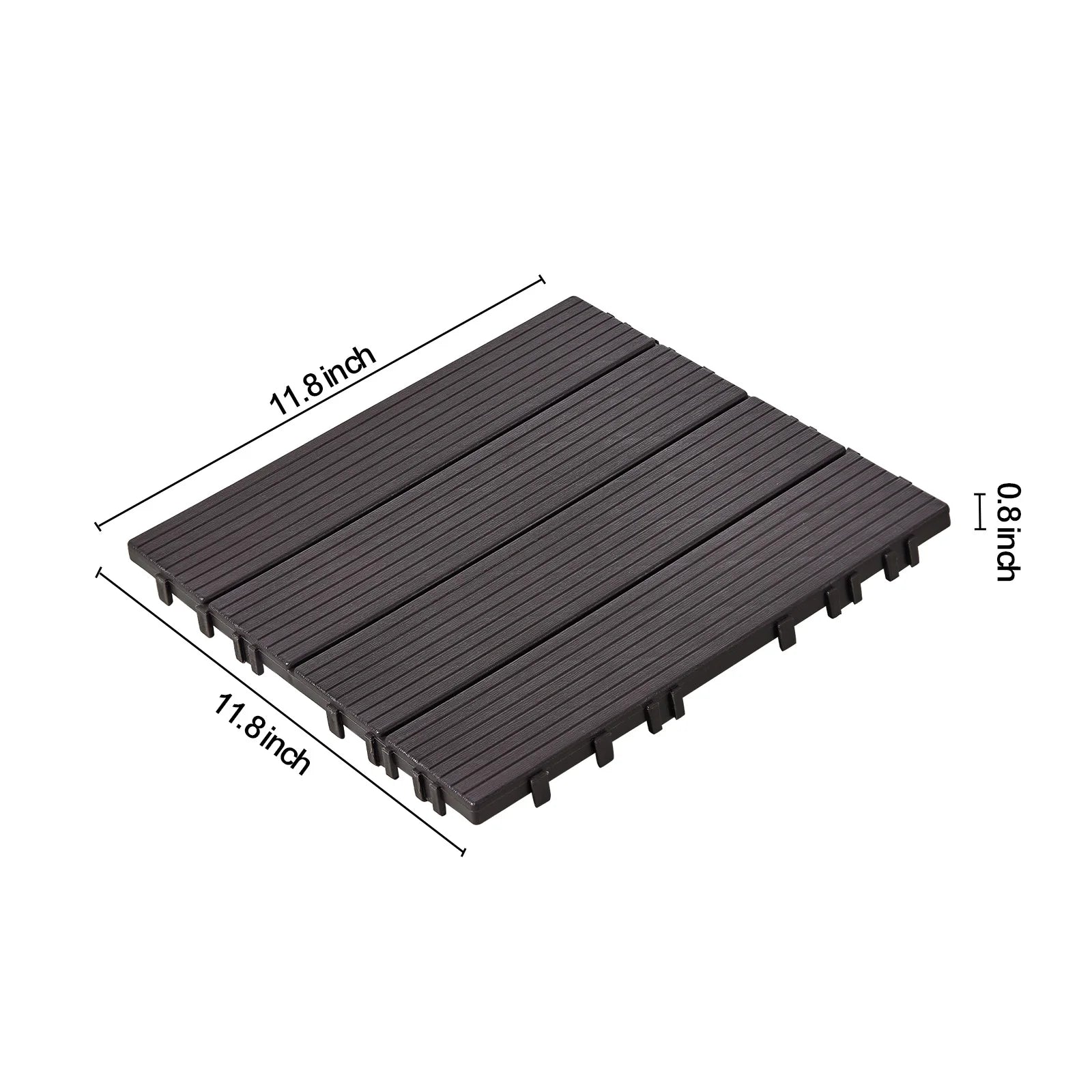 Interlocking Deck Tiles  Waterproof Outdoor Flooring