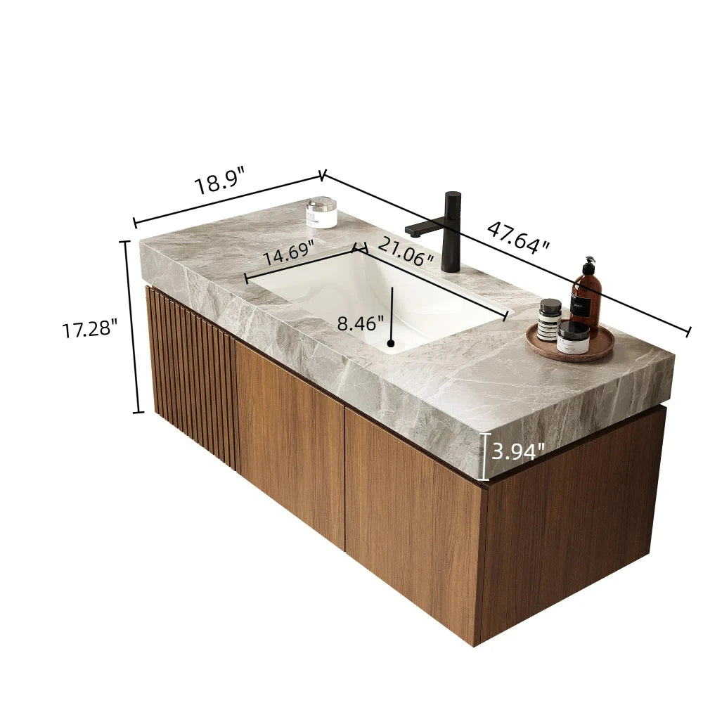48" Bathroom Vanity with Sink,   with Drawer and Doors,