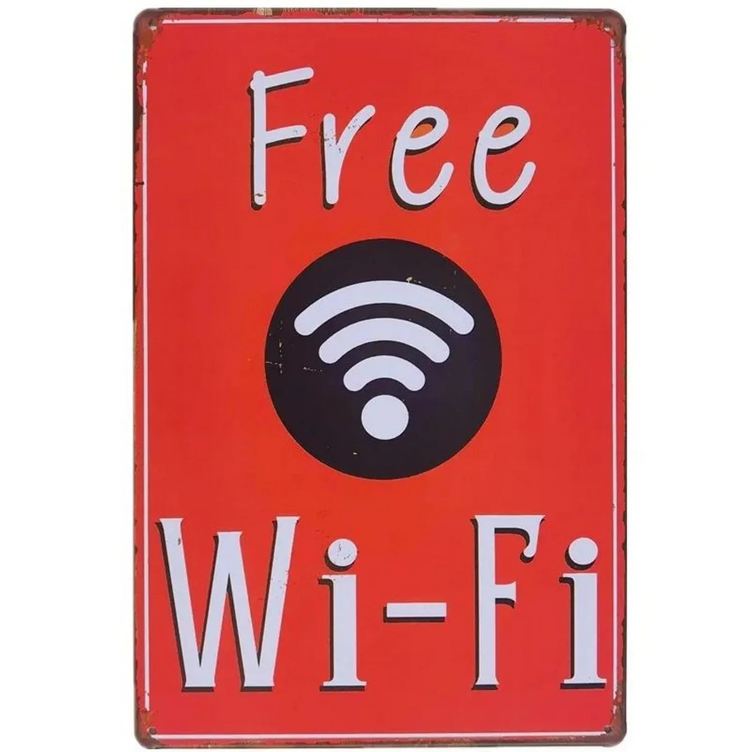 Warning Metal Tin Signs Wall Decoration