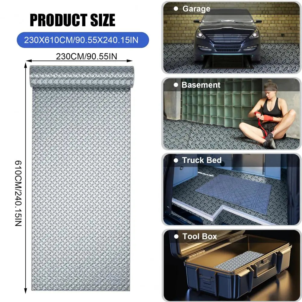 Garage Floor Mat, Anti-slip Texture