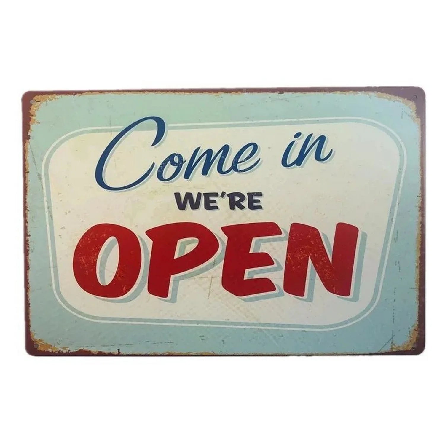 Warning Metal Tin Signs Wall Decoration