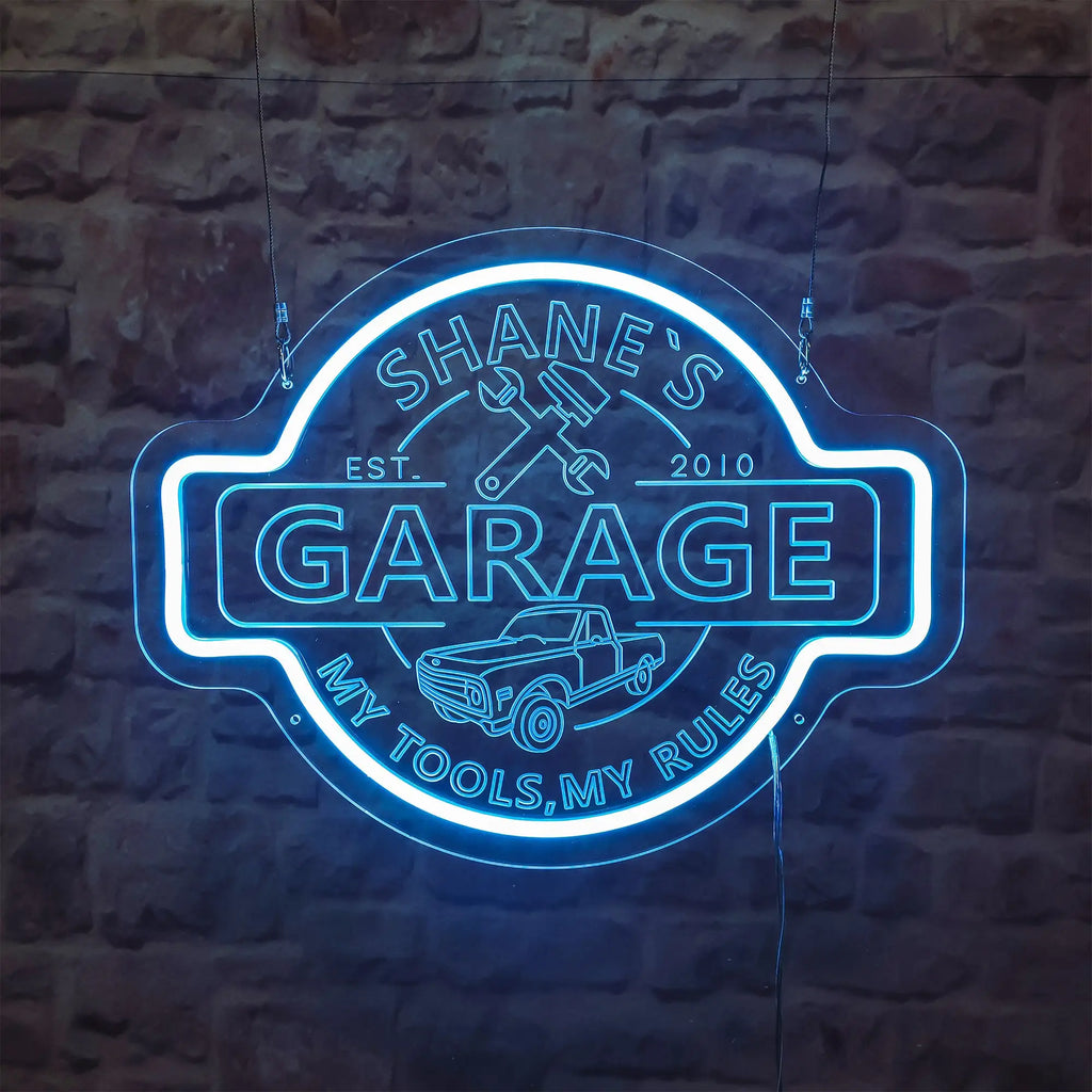 Custom Garage Neon Signs