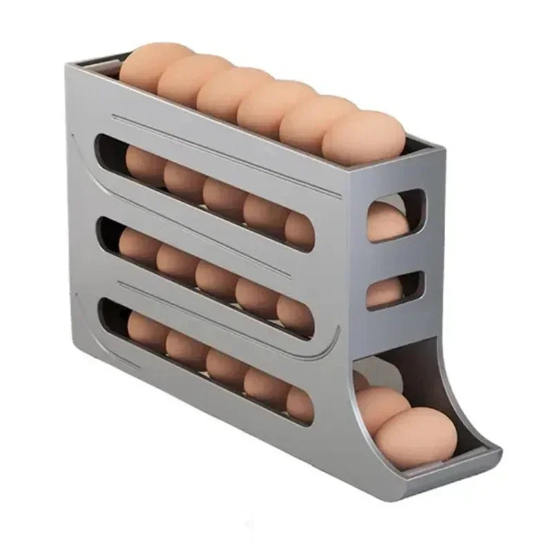 4 Tiers Egg Holder for Fridge，
