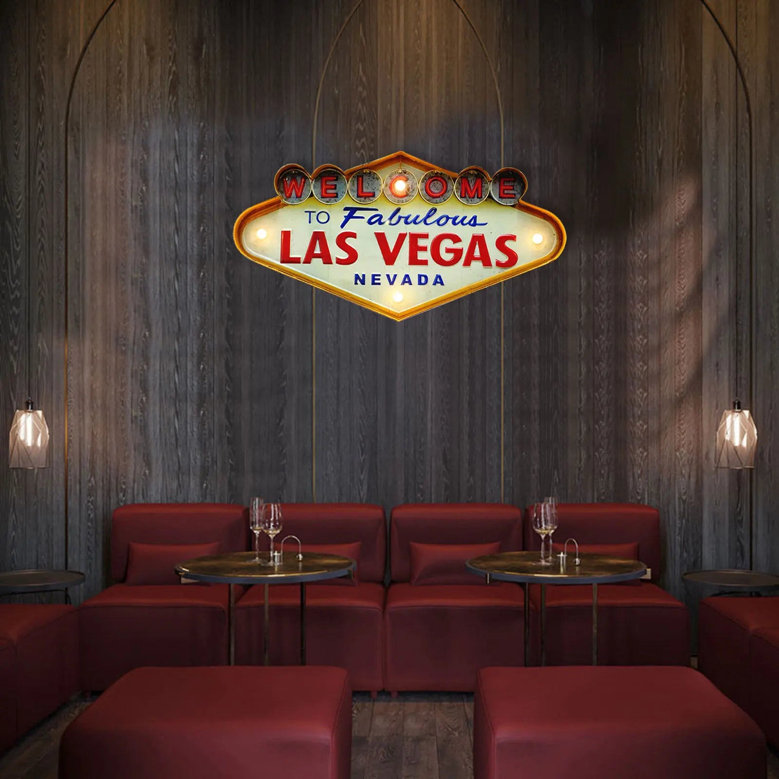 Metal Neon Sign Vintage LED