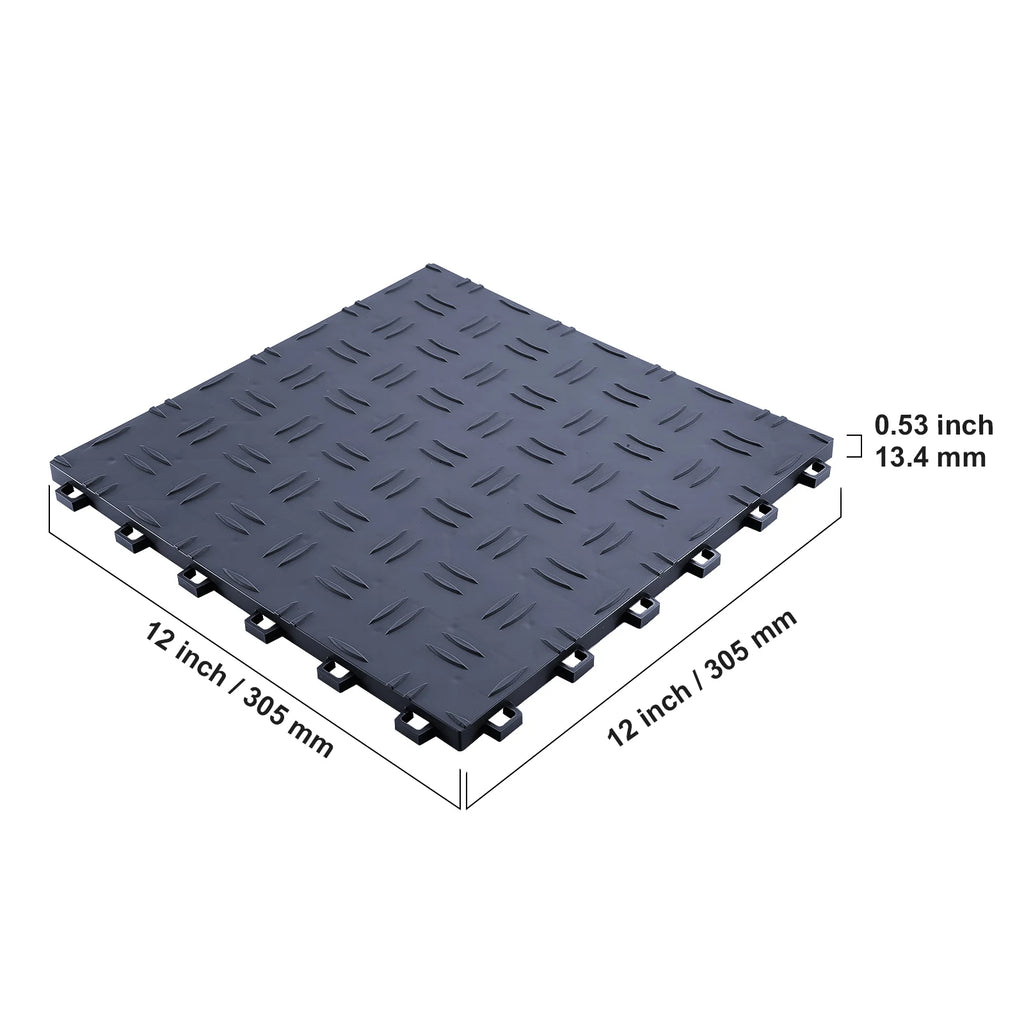 Garage Tiles Interlocking 25/50Pcs Garage Floor Tiles